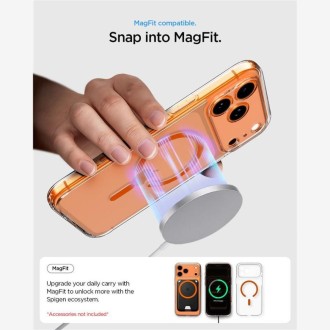 Θήκη Spigen Ultra Hybrid Magsafe για iPhone Apple 17 Pro Max Διάφανο-Πορτοκαλί Θήκη Spigen Ultra Hybrid Magsafe για iPhone Apple 17 Pro Max Διάφανο-Πορτοκαλί