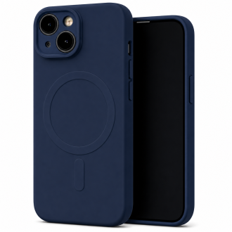 Θήκη Soft Touch MagSafe Magnetic 2mm MobiCase για iPhone 17 Pro Max navy blue Magsafe Θήκη Soft Touch MagSafe Magnetic 2mm MobiCase για iPhone 17 Pro Max navy blue Magsafe