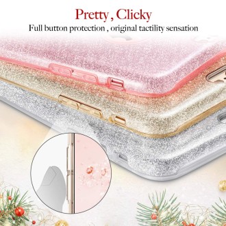 Θήκη Glitter 3in1 για iPhone 17 Pro Ρόζ Θήκη Glitter 3in1 για iPhone 17 Pro Ρόζ