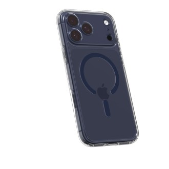 Θήκη Spigen Ultra Hybrid MagFit Back Cover Σιλικόνης / Πλαστικό 2mm Clear Βαθύ Μπλέ για iPhone 17 Pro Θήκη Spigen Ultra Hybrid MagFit Back Cover Σιλικόνης / Πλαστικό 2mm Clear Βαθύ Μπλέ για iPhone 17 Pro