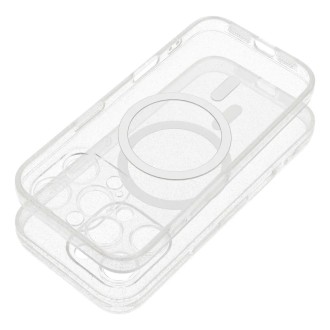 Θήκη Διαφανής με Γκλίτερ και MagSafe Σιλικόνης για iPhone 17 Pro Θήκη Διαφανής με Γκλίτερ και MagSafe Σιλικόνης για iPhone 17 Pro