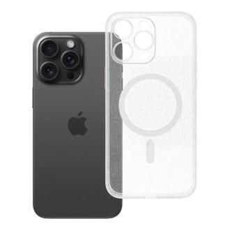 Θήκη Διαφανής με Γκλίτερ και MagSafe Σιλικόνης για iPhone 17 Pro Θήκη Διαφανής με Γκλίτερ και MagSafe Σιλικόνης για iPhone 17 Pro