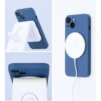 Θήκη Back Cover Mag Σιλικόνης Μπλε για iPhone 17 Pro Θήκη Back Cover Mag Σιλικόνης Μπλε για iPhone 17 Pro