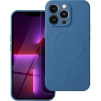 Θήκη Back Cover Mag Σιλικόνης Μπλε για iPhone 17 Pro Θήκη Back Cover Mag Σιλικόνης Μπλε για iPhone 17 Pro