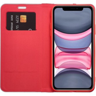 Θήκη Luna Book Μεταλλικό Κόκκινη για Iphone 17 Θήκη Luna Book Μεταλλικό Κόκκινη για Iphone 17
