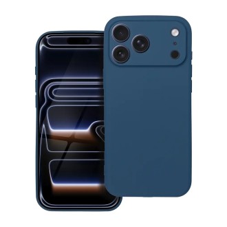 Θήκη Back Cover Σιλικόνης Μπλε με προστασία κάμερας για iPhone 17 Pro Max Θήκη Back Cover Σιλικόνης Μπλε με προστασία κάμερας για iPhone 17 Pro Max