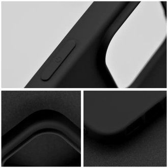 Θήκη Silicone Case Back Cover Μαύρη για IPHONE17 Pro Max