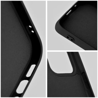 Θήκη Silicone Case Back Cover Μαύρη για IPHONE17 Pro Max