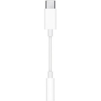 Apple Μετατροπέας 3.5mm female σε USB-C male Λευκό 1τμχ MU7E2ZM/A