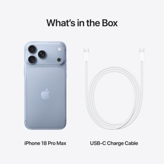 Apple iPhone 18 Pro Max (12/256GB) Μπλέ Apple iPhone 18 Pro Max (12/256GB) Μπλέ