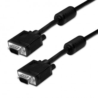 POWERTECH Καλώδιο VGA 15pin M-M, Full HD, Copper, 3+6, 2x ferrites, 3m POWERTECH Καλώδιο VGA 15pin M-M, Full HD, Copper, 3+6, 2x ferrites, 3m