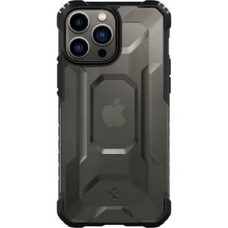 Θήκη Spigen Nitro Force Back Cover από Πλαστικό και Σιλικόνη Μαύρο ματ για iPhone 13 Pro Max χρώμα πέτρας