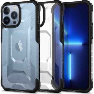 Θήκη Spigen Nitro Force Back Cover από Πλαστικό και Σιλικόνη Μαύρο ματ για iPhone 13 Pro Max χρώμα πέτρας