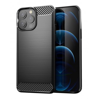 POWERTECH Θήκη Carbon  για iPhone 13 Pro, μαύρη