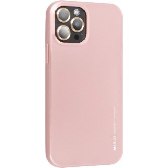 Θήκη Mercury iJelly Back Cover Σιλικόνης Ανθεκτική Ροζ Χρυσό για iPhone 13 Pro