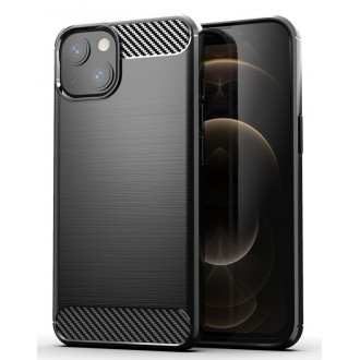 POWERTECH Θήκη Carbon MOB-1658 για iPhone 13, μαύρη