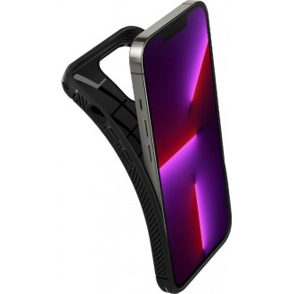 Θήκη Spigen Rugged Armor Back Cover Σιλικόνης Μαύρη iPhone 13 Pro