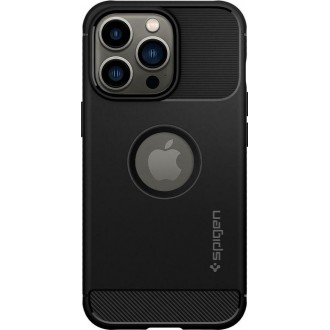 Θήκη Spigen Rugged Armor Back Cover Σιλικόνης Μαύρη iPhone 13 Pro