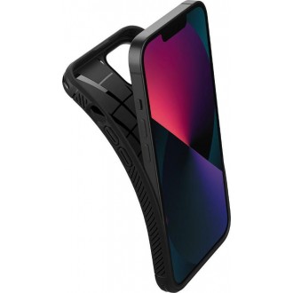 Θήκη Spigen Rugged Armor Back Cover Σιλικόνης Μαύρο για iPhone 13