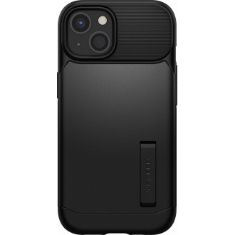 Θήκη Spigen Slim Armor Back Cover από Πλαστικό και Σιλικόνη Ανθεκτική Μαύρη iPhone 13