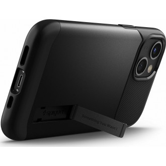 Θήκη Spigen Slim Armor Back Cover από Πλαστικό και Σιλικόνη Ανθεκτική Μαύρη iPhone 13