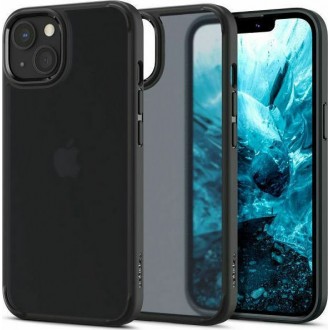 Θήκη Spigen Ultra Hybrid Back Cover από Πλαστικό και Σιλικόνη μαύρη για iPhone 13 mini