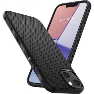 Θήκη Spigen Liquid Air Back Cover Σιλικόνης μαύρη για iPhone 13 mini