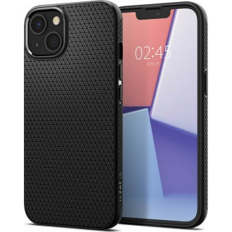 Θήκη Spigen Liquid Air Back Cover Σιλικόνης μαύρη για iPhone 13 mini