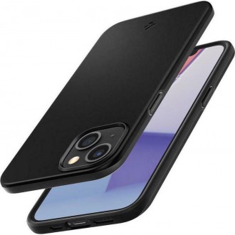 Θήκη Spigen Thin Fit Back Cover Σιλικόνης Μαύρη για iPhone 13 mini