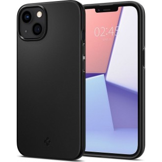 Θήκη Spigen Thin Fit Back Cover Σιλικόνης Μαύρη για iPhone 13 mini