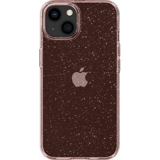 Θήκη Spigen Liquid Crystal Glitter Back Cover Σιλικόνης Ροζ για iPhone 13 mini