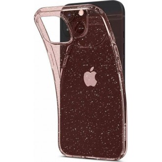 Θήκη Spigen Liquid Crystal Glitter Back Cover Σιλικόνης Ροζ για iPhone 13 mini