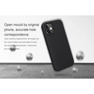 Θήκη Nillkin Flex Pure Liquid Back Cover Σιλικόνης Μαύρη για Apple iPhone 12 Pro Max
