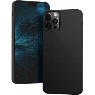 Θήκη Rockrose Pebble Back Cover Σιλικόνης Μαύρη για Apple iPhone 12 Pro Max