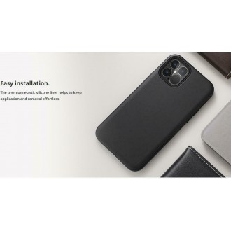 Θήκη Rockrose Pebble Back Cover Σιλικόνης Μαύρη για Apple iPhone 12 Pro Max