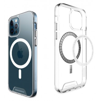 ROCKROSE θήκη Mirror Mag για iPhone 12 & 12 Pro, με μαγνήτες, διάφανη