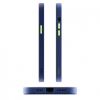 LIME ΘΗΚΗ IPHONE 12 6.1" HARDSHELL FUSION FULL CAMERA PROTECTION BLUE WITH YELLOW KEYS LIME ΘΗΚΗ IPHONE 12 6.1" HARDSHELL FUSION FULL CAMERA PROTECTION BLUE WITH YELLOW KEYS