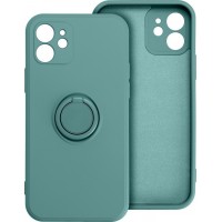 Θήκη SILICONE RING για IPHONE 11 πράσινη
