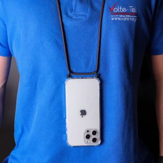 IDOL 1991 ΘΗΚΗ IPHONE 11 6.1" ANTISHOCK AIR TPU WITH STRAP FULL CAMERA PROTECTION ΔΙΑΦΑΝΗ