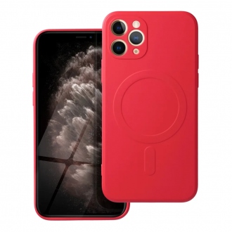 Θήκη Silicone Mag Cover για IPHONE 11κόκκινη