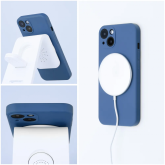 Θήκη Silicone Mag Cover για IPHONE 11 μπλέ