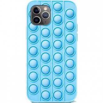 ΘΗΚΗ ΤΗΛΕΦΩΝΟΥ POP IT SENSORY PUSH POP BUBBLE ΓΙΑ IPHONE 11 PRO ΜΠΛΕ