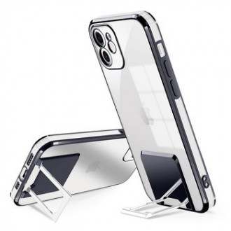 ΘΗΚΗ KICKSTAND LUXURY ΓΙΑ IPHONE X/XS ΜΑΥΡΗ