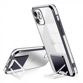 ΘΗΚΗ KICKSTAND LUXURY ΓΙΑ IPHONE X/XS ΜΑΥΡΗ