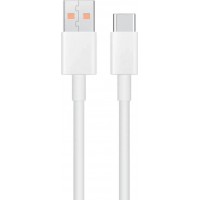 Xiaomi Γνήσιο Καλώδιο Φόρτισης Original Cable USB to USB Type C 6A 1m Bulk - Άσπρο