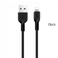 ΚΑΛΩΔΙΟ HOCO  DATA CABLE LIGHTNING 3 ΜΈΤΡΑ  ΜΑΥΡΟ