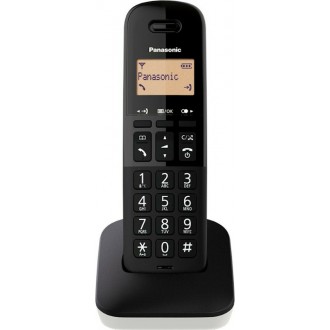 Ασύρματο Ψηφιακό Τηλέφωνο Panasonic KX-TGB610GRW Μαύρο - Λευκό με Πλήκτρο Αποκλεισμού Κλήσεων