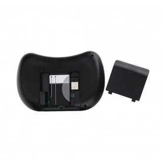 Πληκτρολόγιο και Τηλεχειριστήριο Wireless Keywin Mini Rii i8+ με για Smartphone, Tablet, PC, και SmartTV Μαύρο