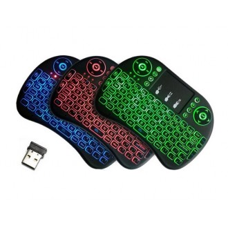 Πληκτρολόγιο και Τηλεχειριστήριο Wireless Keywin Mini Rii i8+ με για Smartphone, Tablet, PC, και SmartTV Μαύρο