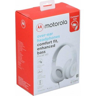 Motorola Pulse 120 Ενσύρματα Over Ear Ακουστικά Λευκά